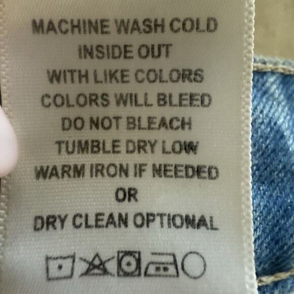 VERVET High Rise Busted Knees Straight Leg Jeans Size 28 Medium Wash Denim Y2K - Picture 6 of 6